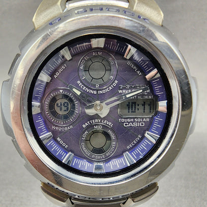 Casio G-Shock GW-1000DJ Watch Men 47mm Blue Dial Steel Analog Digital Works