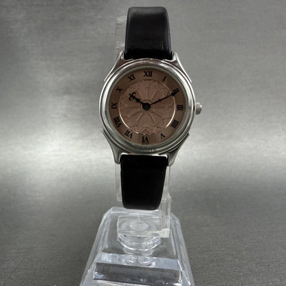 Bulova Watch Women 24mm Pink Dial Steel Round Smithsonian 96L53 New Battery5