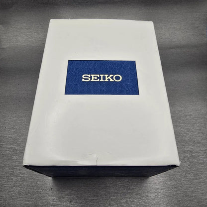 Seiko Flightmaster Chronograph Watch Men 45mm Black Dial Gold 7T62-0JR0 New Batt12