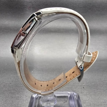 Skagen Denmark Watch Women 24mm Black Dial Silver Tone Rectangle 691SSB1 New Bat6