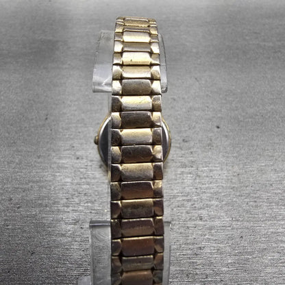 Seiko Watch Women 26mm White Dial Gold Tone Round 2K02-0039 New Battery Vintage7