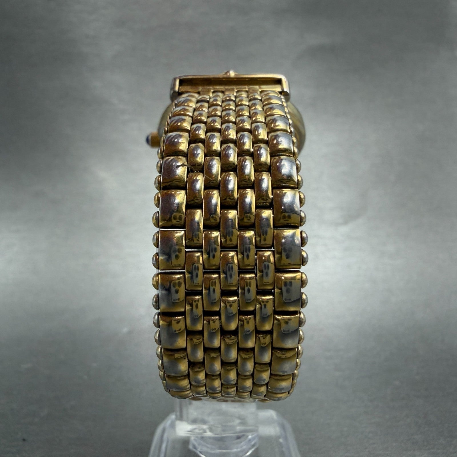 Givenchy Watch Men 32mm White Dial Gold Tone Round PARTS Vintage8