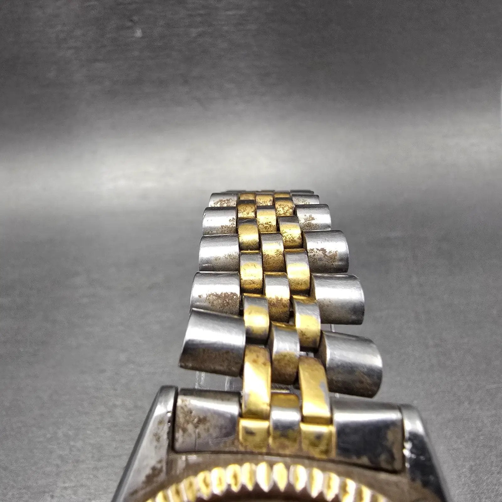 Seiko SQ President Watch Men 36mm Silver Dial Two Tone Daydate 5Y23-8A69 PARTS4