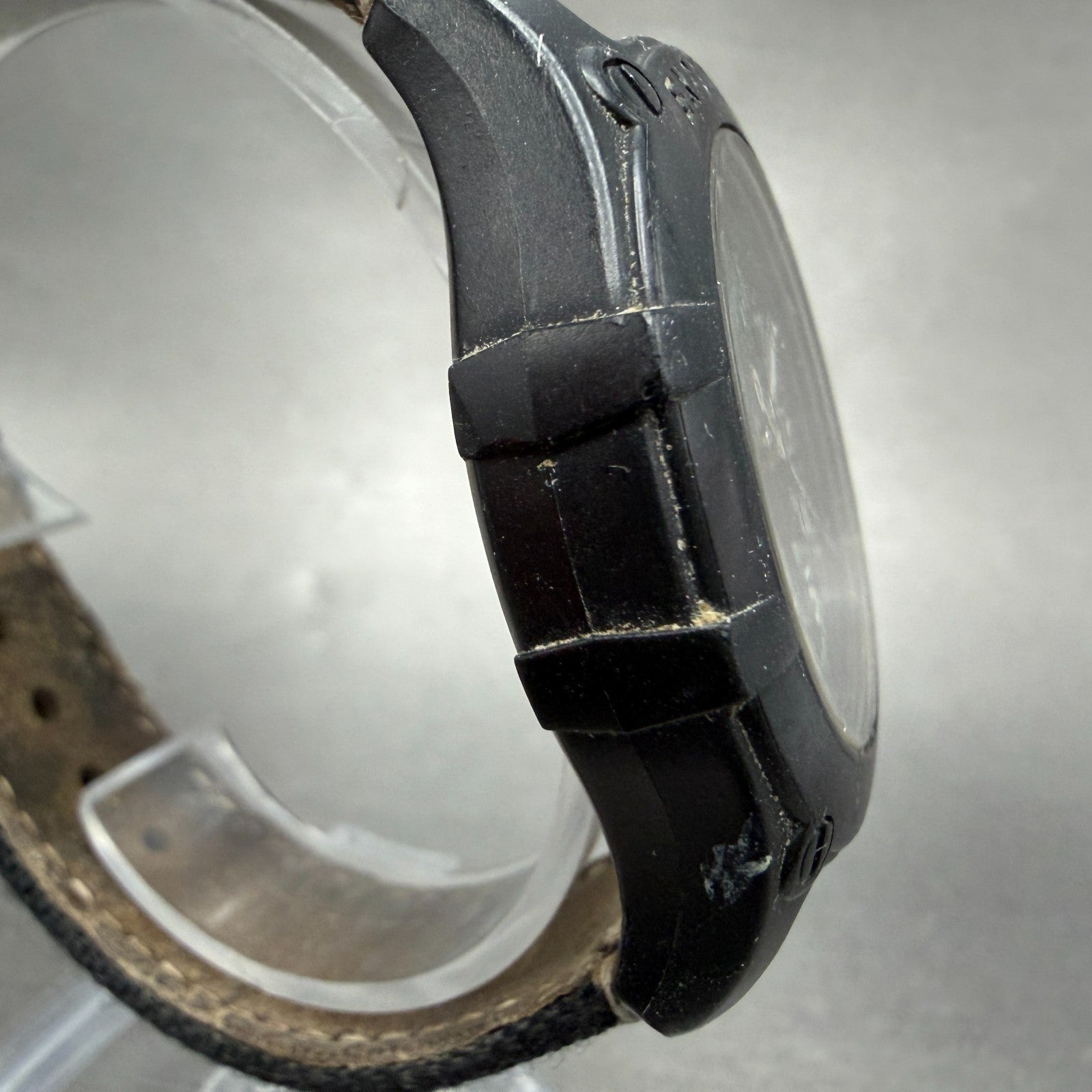 Timex Expedition Trail Series Watch Men 40mm Black Dial Black Tone Date READ Run3