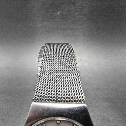 Bering Watch Women 27mm Silver Dial Steel Mesh Band 11927-000 Round New batt4