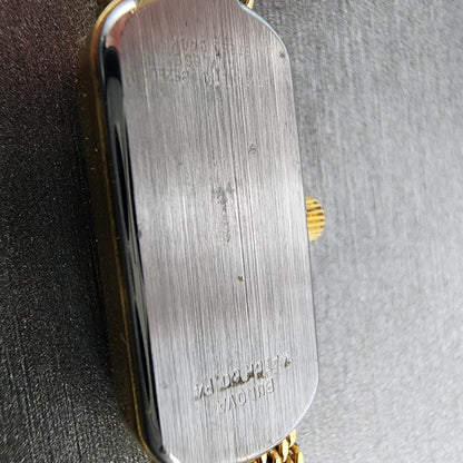 Bulova Watch Women 12mm Cream Dial Gold Tone Oval 92T29 New Battery NOS12