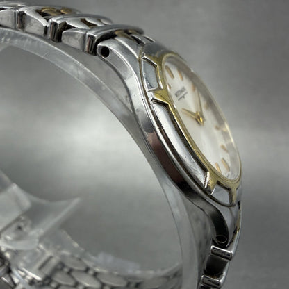 Wittnauer Watch Women 25mm White Dial Two Tone Round 12L14 New Battery3