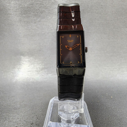 Citizen Sylph Albedo Tank Watch Women 16mm Black Dial Black Tone New Battery5