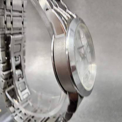 Burberry Watch Women 28mm Silver Dial Silver Tone Date Round Bu1351 PARTS4