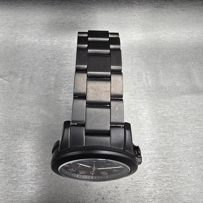 Michael Kors Mercer Watch Men 45mm Gray Dial Gray Chrono Date MK8330 New Battery6