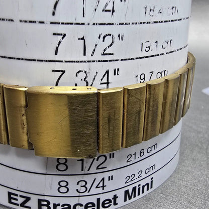Citizen CQ Tank Watch Men 26mm Gold Dial Gold Tone Rectangle 6030-S16890 PARTS11