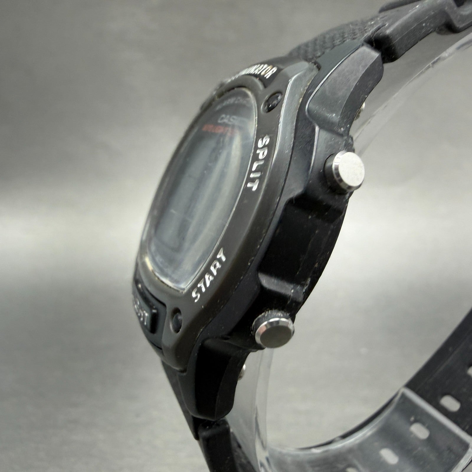 Casio Illuminator Watch Men 37mm Digital Alarm Chrono Black Round W-93H NewBat2