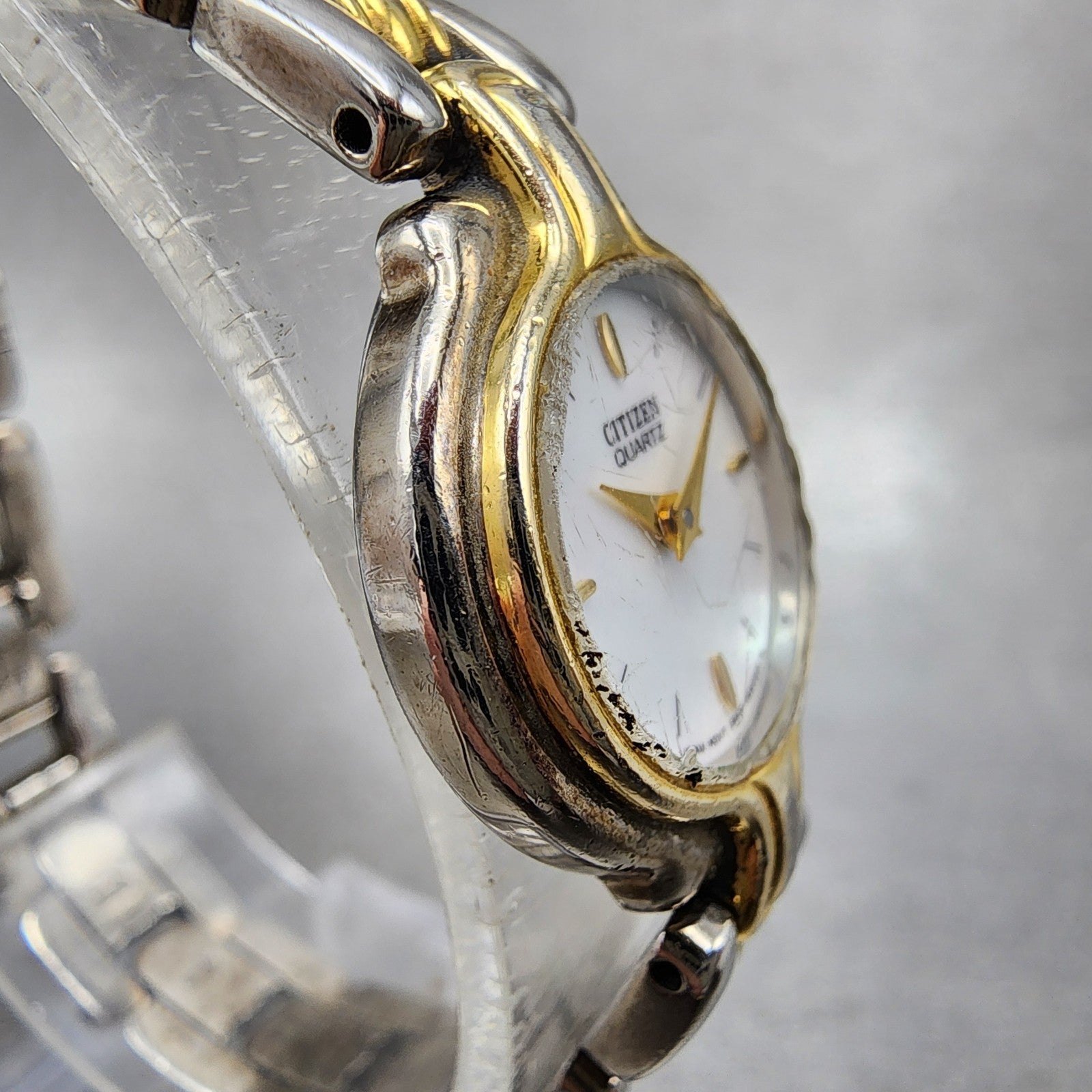 Citizen Watch Women 20mm MOP Dial Two Tone Round 5920S57308 New Battery3
