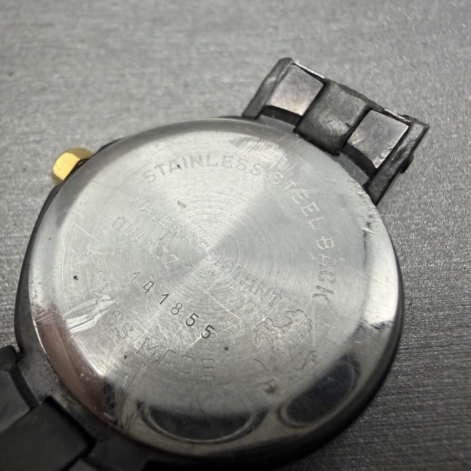 Ferrari Cartier Watch Women 26mm Red Dial Black Tone Date Round New battery6
