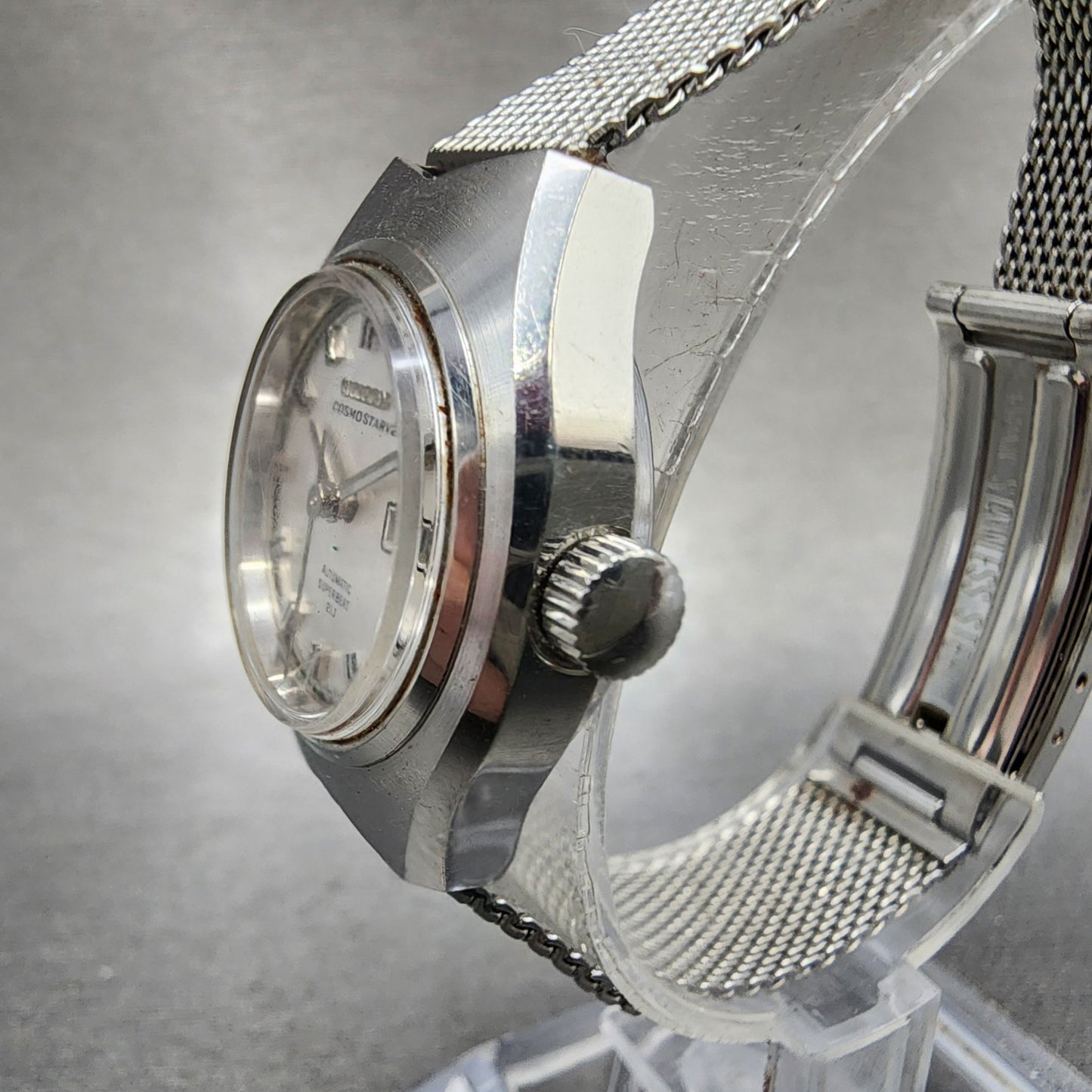 Citizen Cosmo Star V2 Watch Women 26mm Silver Dial Silver Tone Daydate Runs2