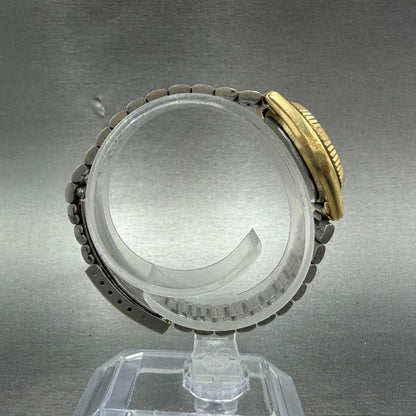 Seiko SQ Watch Women 24mm Champagne Dial Gold Tone Daydate 2a23-0030 New BattLPA8