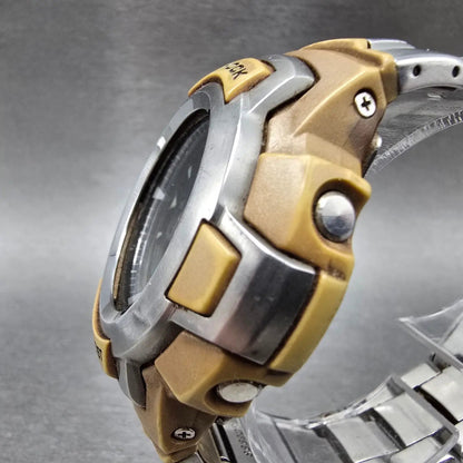 Casio G-Shock G-200 Watch Men 47mm Brown Silver Alarm Chronograph New battery2