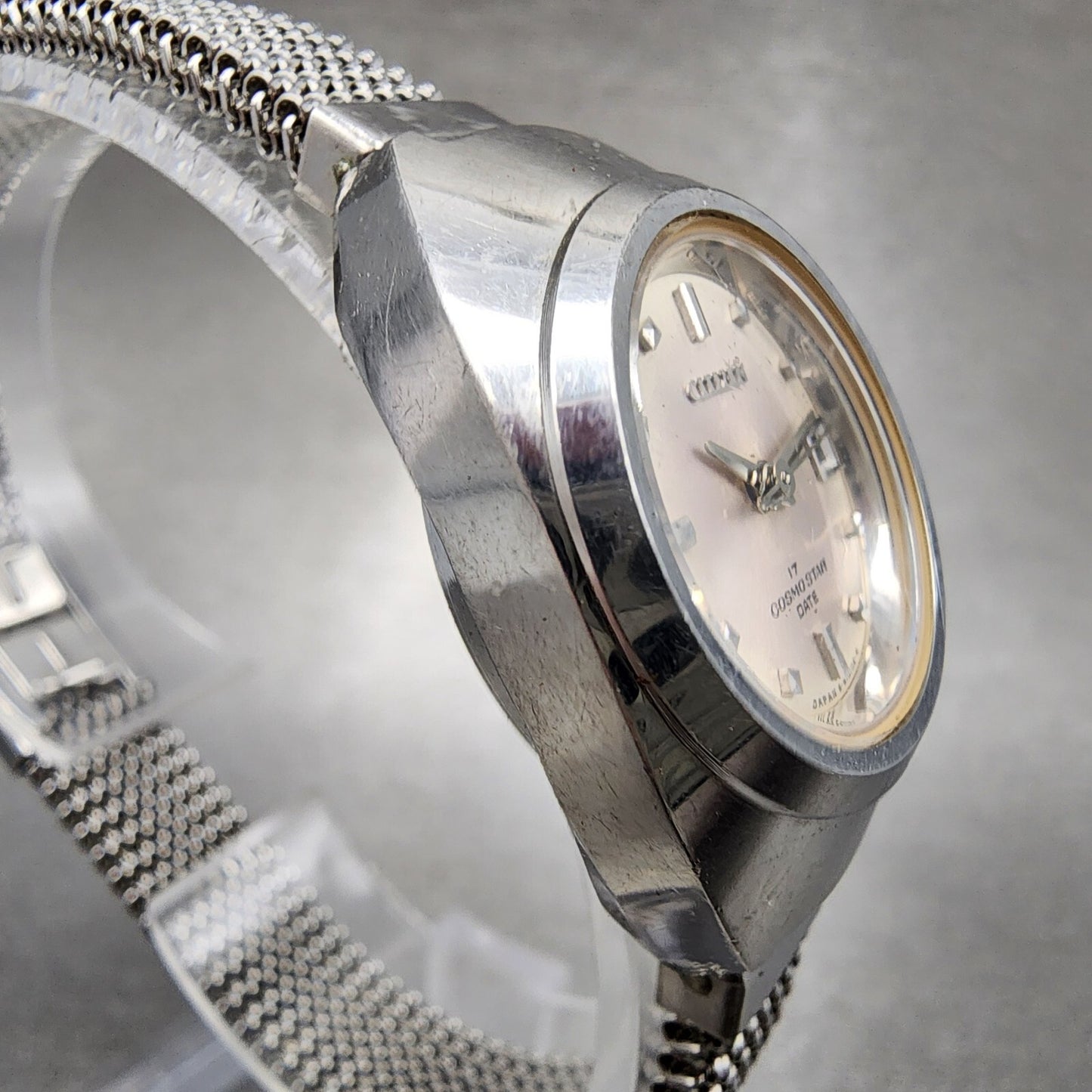 Citizen Cosmo Star Watch Women 24mm Silver Dial Silver Tone Date Manual Runs3