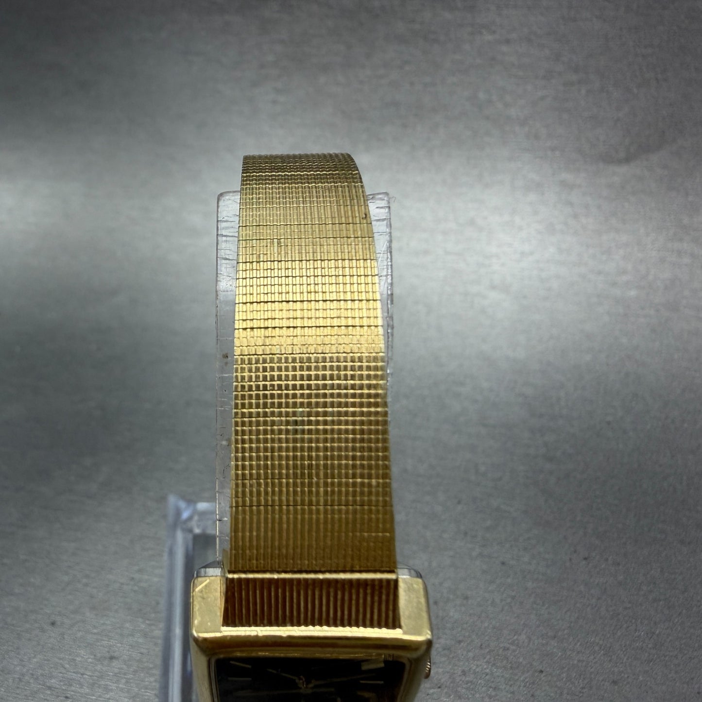 Seiko Tank Watch Women 20mm Black Dial Gold Tone Rectangle 4301-5030 New Battery4