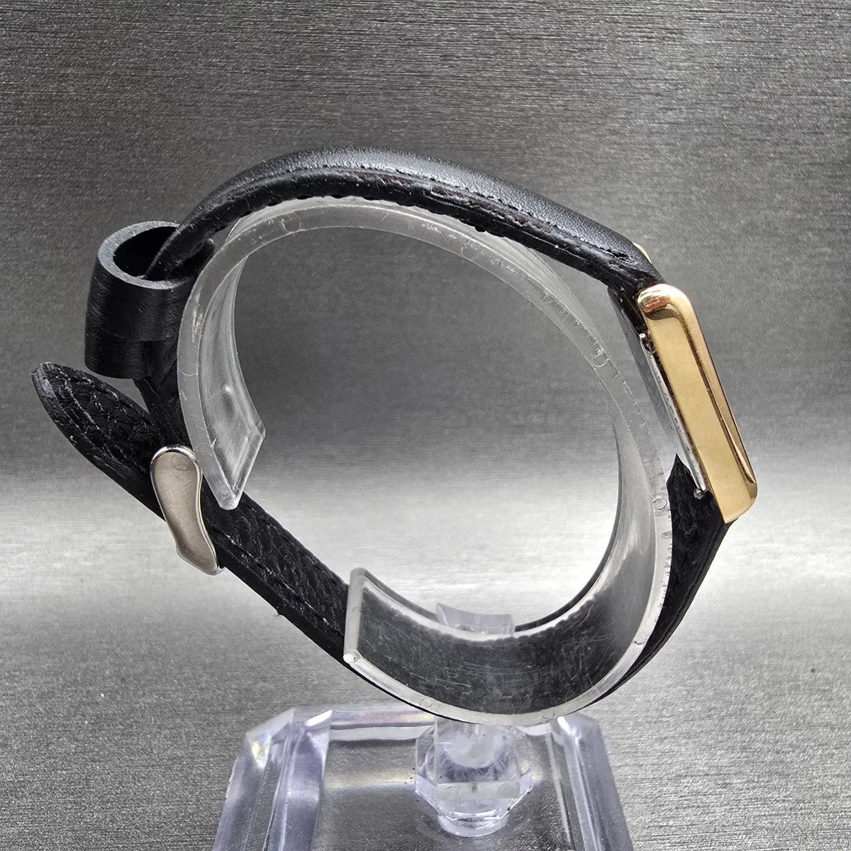 Seiko Tank Watch Women 18mm White Dial Gold Rectangle 1N01-0LK0 New Battery JP8