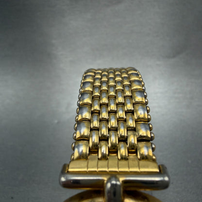 Givenchy Watch Men 32mm White Dial Gold Tone Round PARTS Vintage5