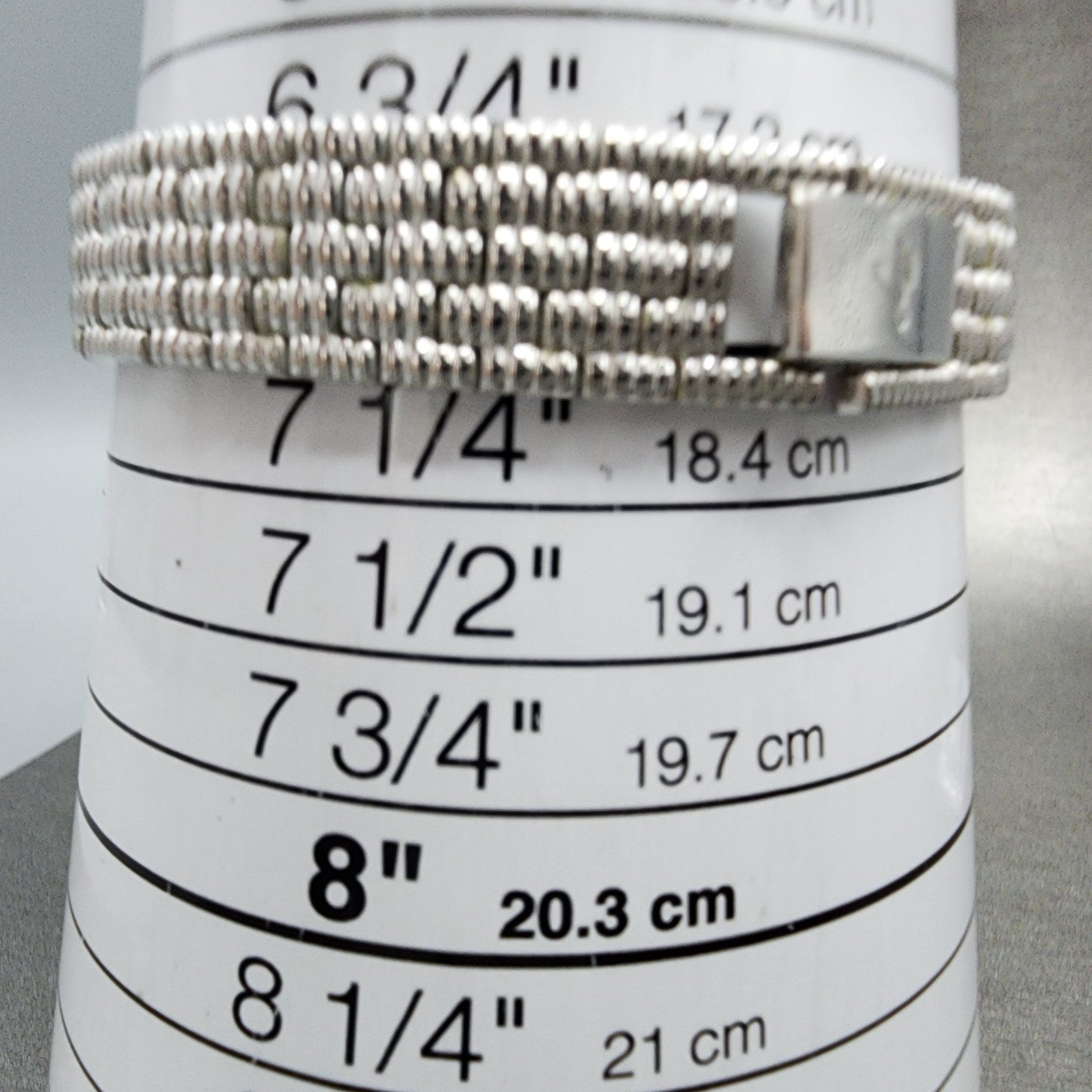 LZ Watch Women 25mm White Dial Silver Tone Ruby Bezel Diamonds Fine Plat New Bat10