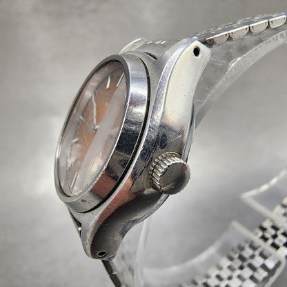 Seiko Watch Women 25mm Orange Dial Silver Tone Daydate Round 43260070 New Batt2