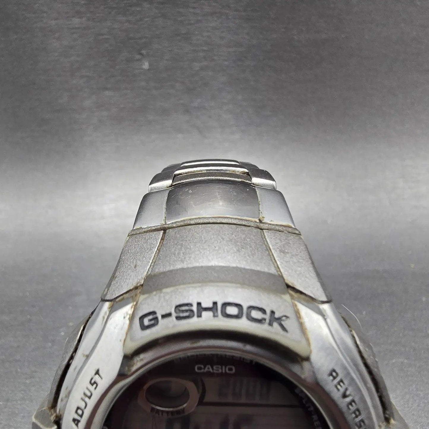 Casio G-Shock G-7300D Watch Men 47mm Silver Gray Alarm Chronograph Round Works4