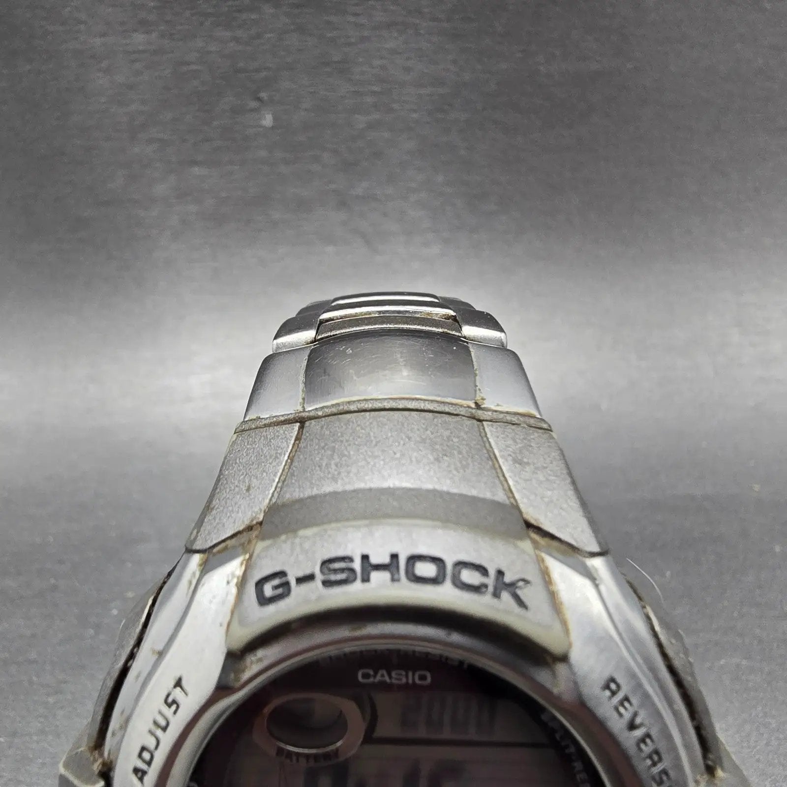 Casio G-Shock G-7300D Watch Men 47mm Silver Gray Alarm Chronograph Round Works4