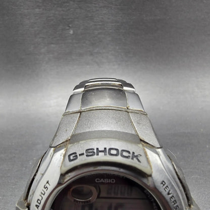 Casio G-Shock G-7300D Watch Men 47mm Silver Gray Alarm Chronograph Round Works4