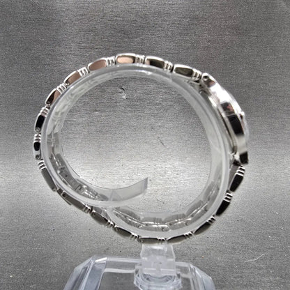 ESQ Watch Women 24mm MOP Dial Stainless Steel Round 100553 New Battery8