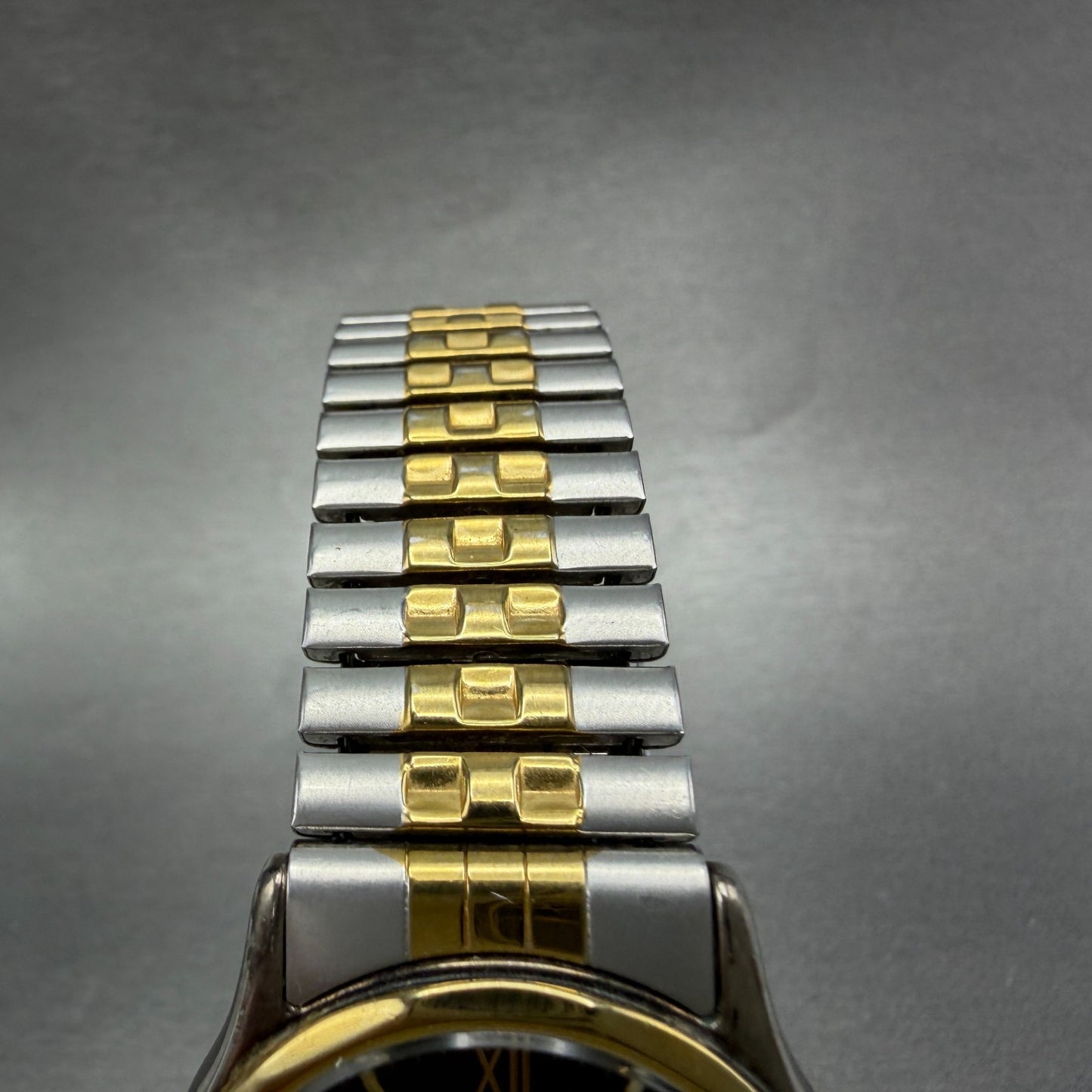 Citizen Watch Men Black Dial Two Tone Daydate 5500-S24361 New Battery6
