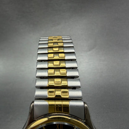 Citizen Watch Men Black Dial Two Tone Daydate 5500-S24361 New Battery6