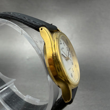Seiko Alba Watch Women 26mm Silver Dial Gold Tone Round V811-1890 New Battery3