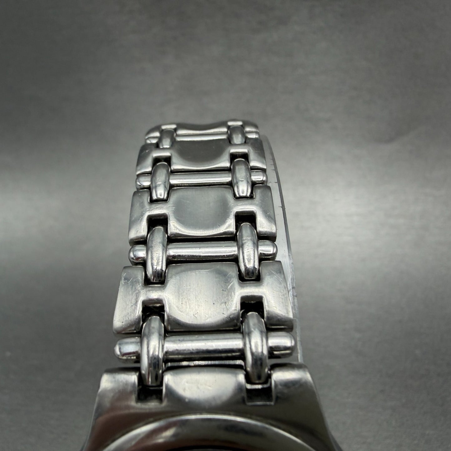 Movado Museum Watch Men 33mm Black Dial Silver Tone Round 84.e4.9872 New Battery4