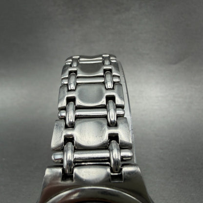 Movado Museum Watch Men 33mm Black Dial Silver Tone Round 84.e4.9872 New Battery4