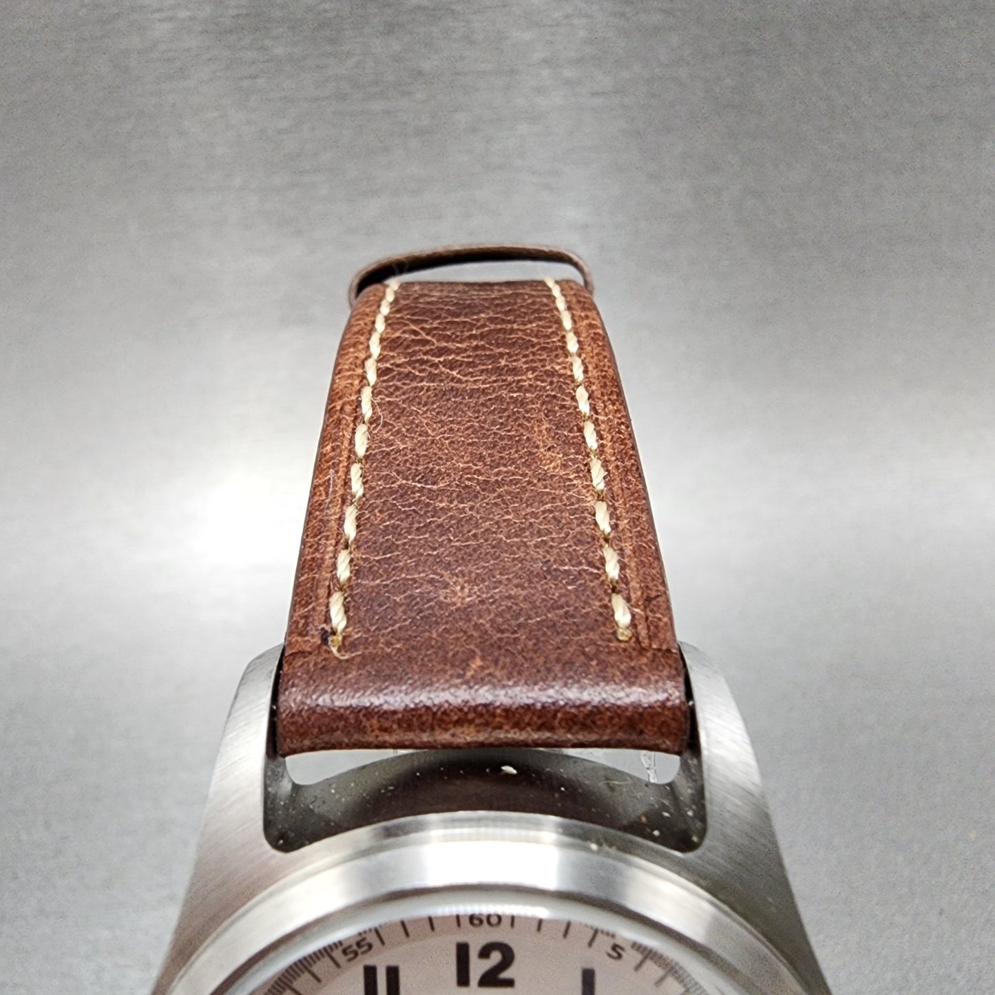 Tandorio Pilot Watch Men 36mm Silver Dial Silver Tone Round Automatic Runs4