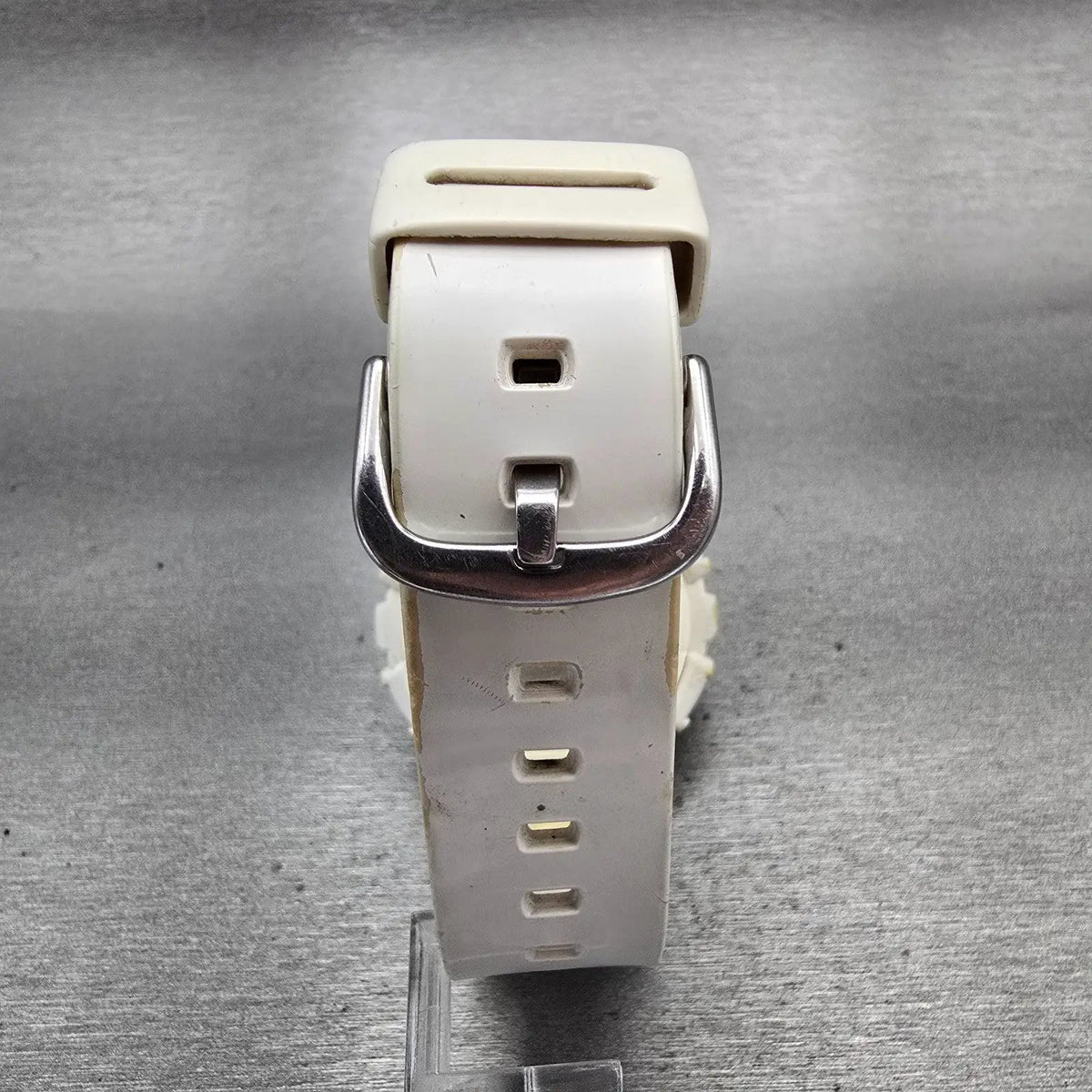 Casio Baby-G BA-110 Watch Women 42mm Rose Gold Dial White Chrono Alarm New Batt7