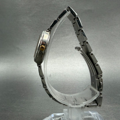 Seiko Alba Watch Women 23mm White Dial Silver Tone Round V501-0DX0 New Battery6