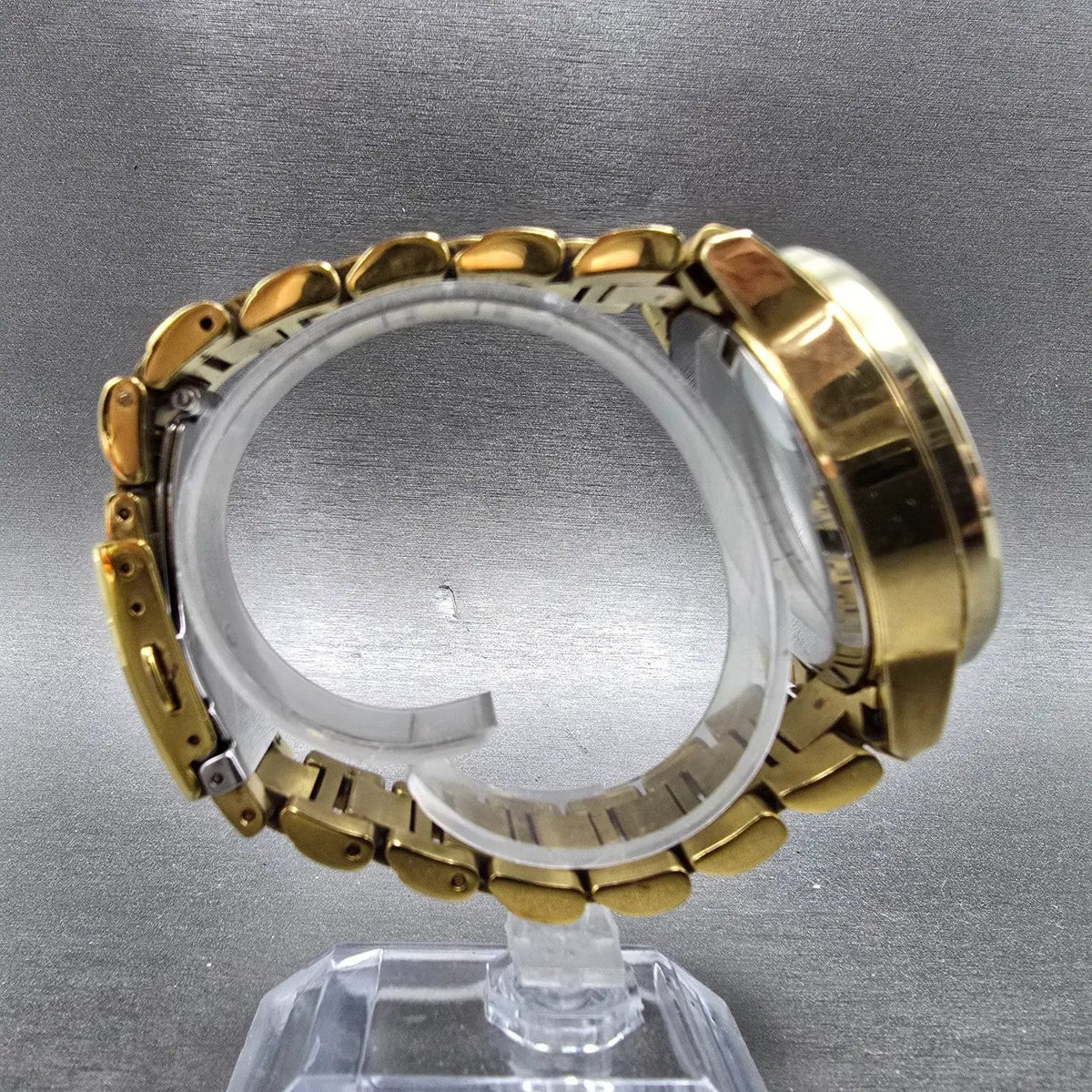 Citizen Eco-Drive Nighthawk Chronograph Watch Men 43mm Gold FB3002-53P PARTS9
