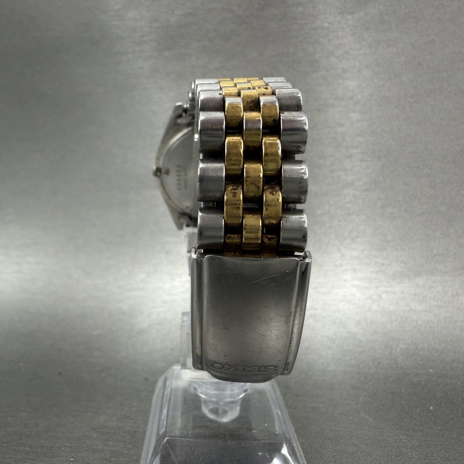 Seiko President Watch Men 36mm Champagne Dial Two Tone FAMU Round New Battery7