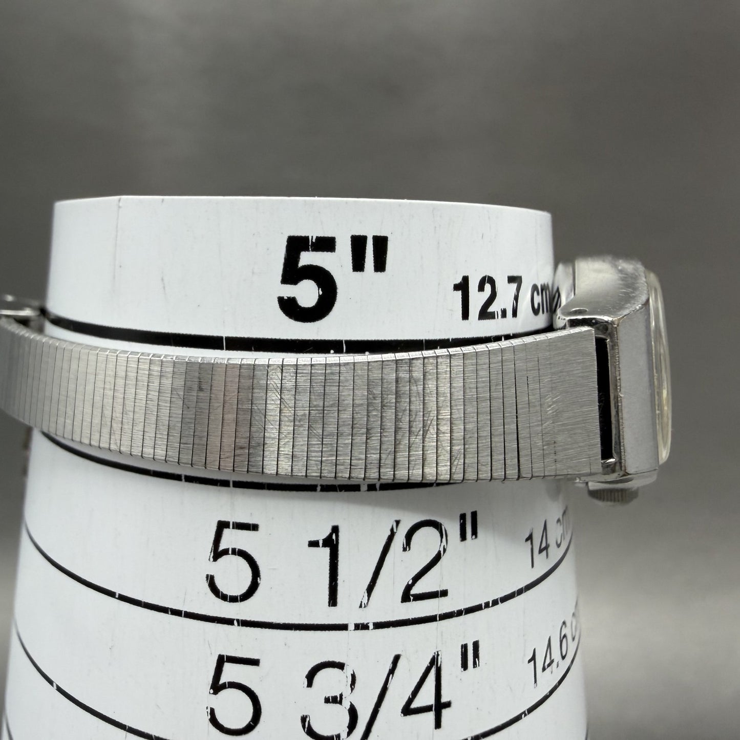 Seiko Watch Women 16mm White Dial Silver Tone Round 54200029 New Battery VTG AB10