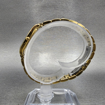 Citizen Eco-Drive Stiletto Watch Women 18mm MOP Dial Gold Tone G670-S008433 Runs