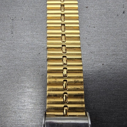 Seiko Bracelet 18mm Stainless Steel Gold Tone Vintage Japan Z1332L Broken Clasp5