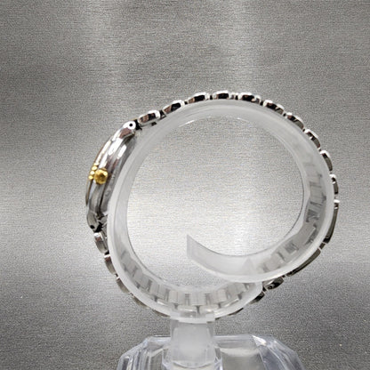 Yves Saint Laurent Watch Women 23mm Champagne Dial Two Tone Round new Battery6