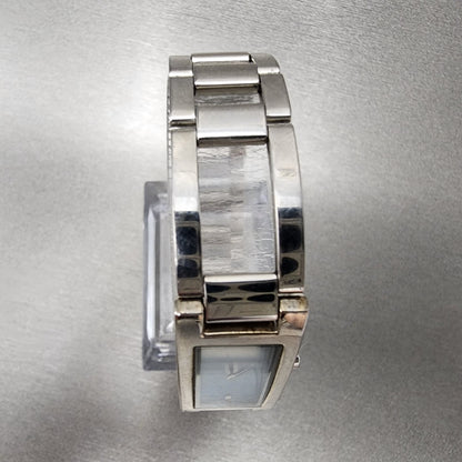 Citizen Tank Watch Women 15mm MOP Dial Silver Tone Rectangle 5421-S98985 New Bat