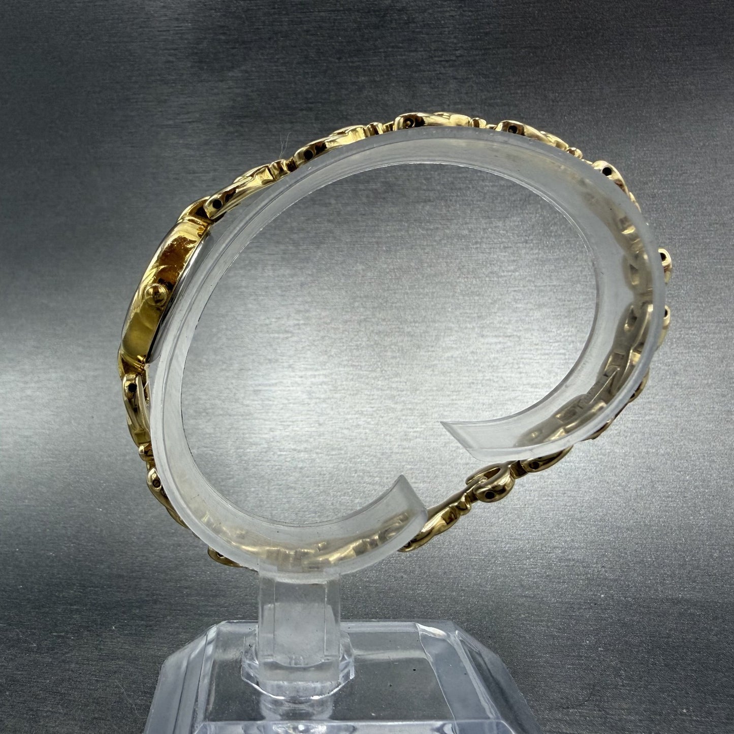 Citizen Watch Women 16mm Champagne Dial Gold Tone Oval 5920-S49589 New Battery6