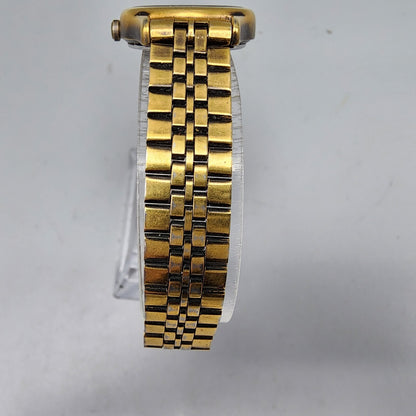 Seiko Avenue Watch Women Gold Tone Cream Dial Small Seconds 25mm New Battery