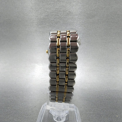 Yves Saint Laurent Watch Women 24mm Champagne Dial Two Tone Round new Battery7