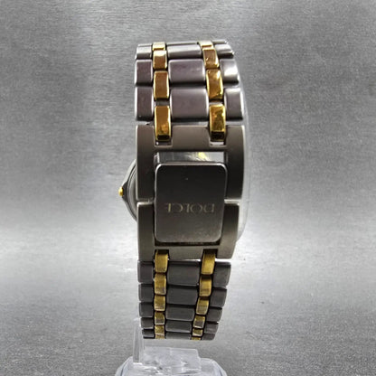 Seiko Dolce Watch Men 33mm White Dial Two Tone Titanium 8N41-6090 New Battery8